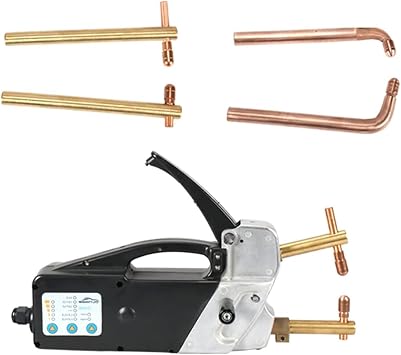 Electric Spot Welder,220v Electric Single Phase Portable Handheld Welding Tip Gun,Double Side Spot Welding Machine,2.0 +2.0mm Sheet Metal Repair Tool