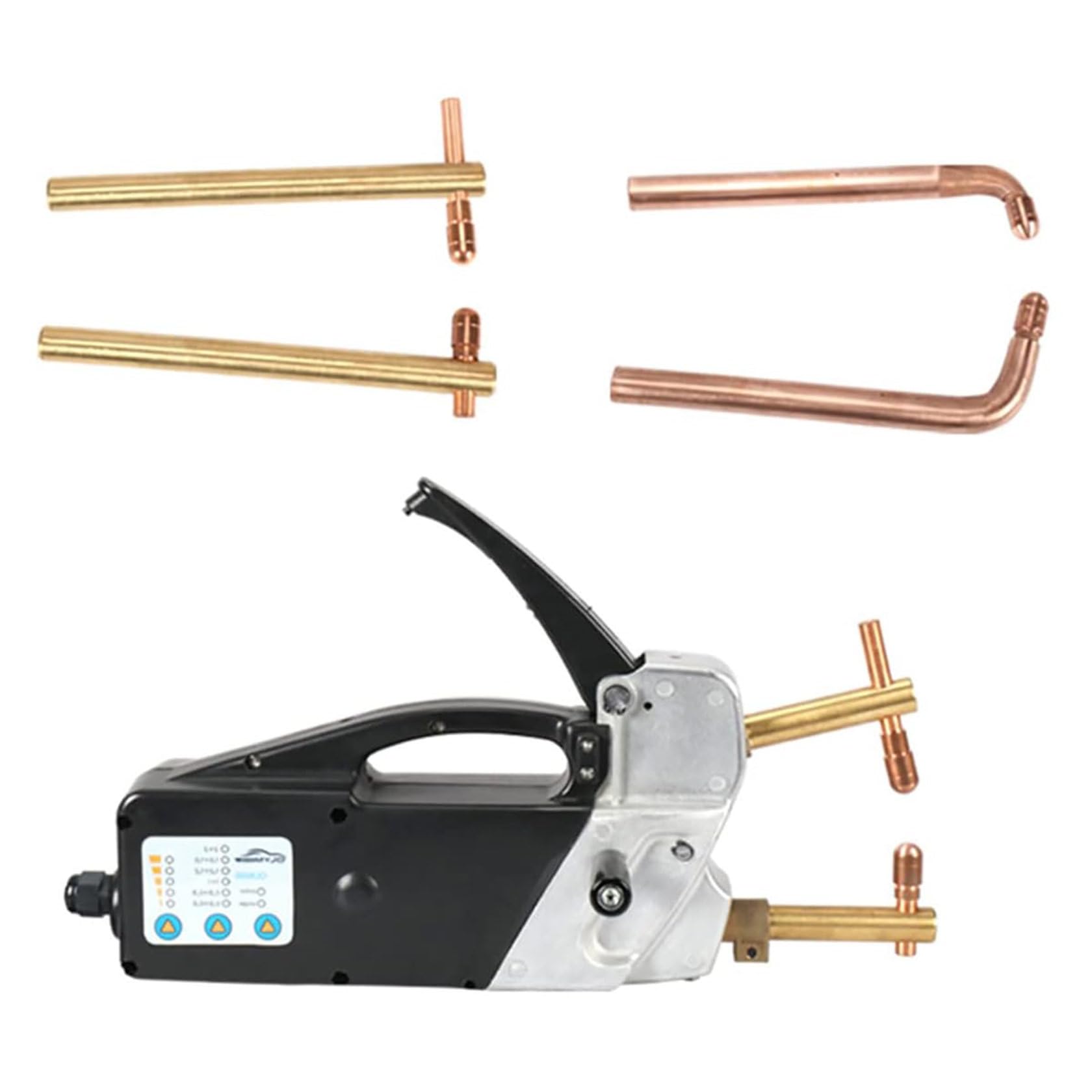 LYDZUSDP Electric Spot Welder,220v Electric Single Phase Portable Handheld Welding Tip Gun,Double Side Spot Welding Machine,2.0 +2.0mm Sheet Metal Repair Tool