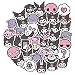 FENGLING Kuromi Melody Keroppi Pekkle Gudetama Sticker Alphabet Diary Scrapbook Stationery Pegatinas Sticker 40 PCS