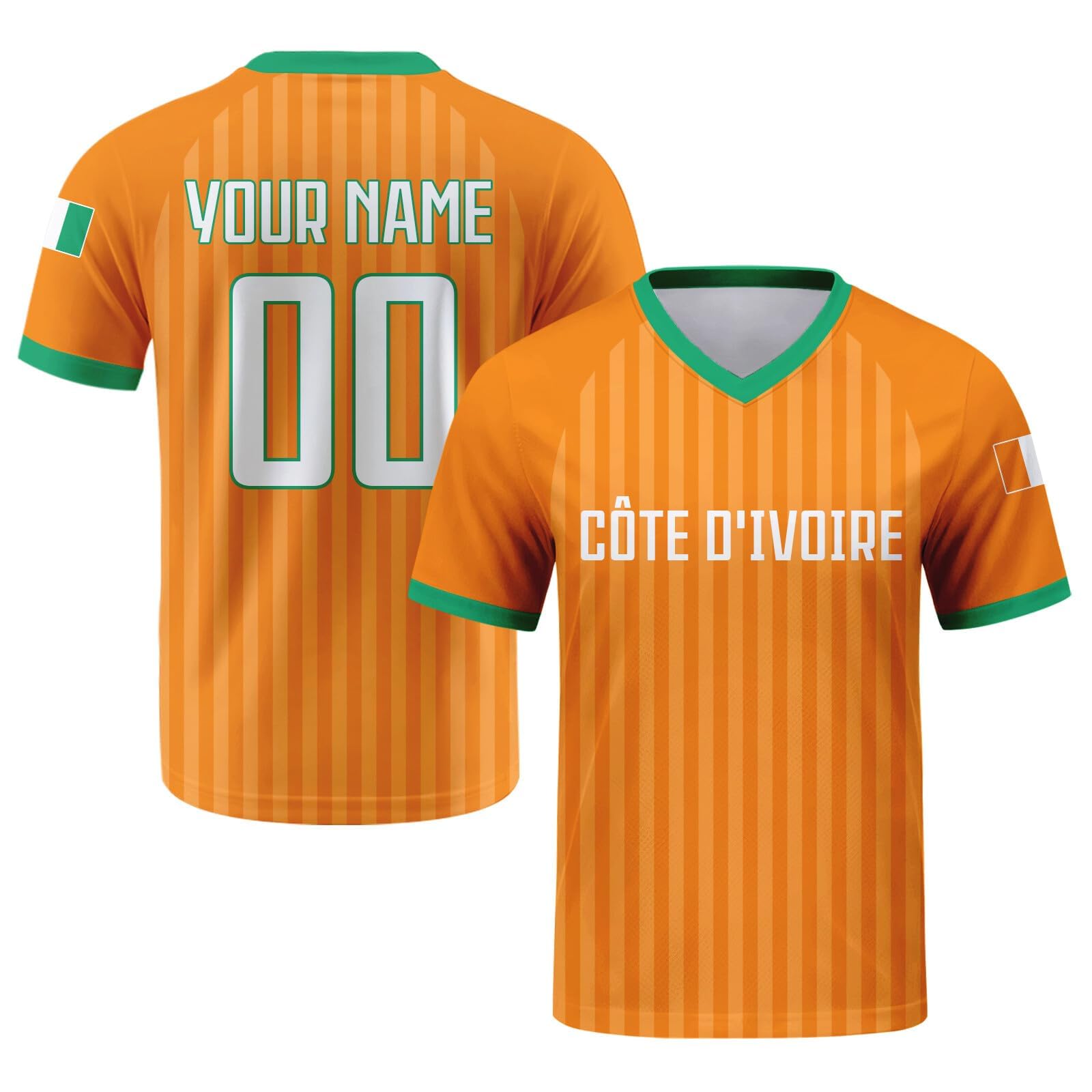 Custom 2026 National Soccer Jersey for Men Personalised Football Team Uniforms Jerseys Shirts Women Unisex A41 Côte D'Ivoire Jerseys — image 1