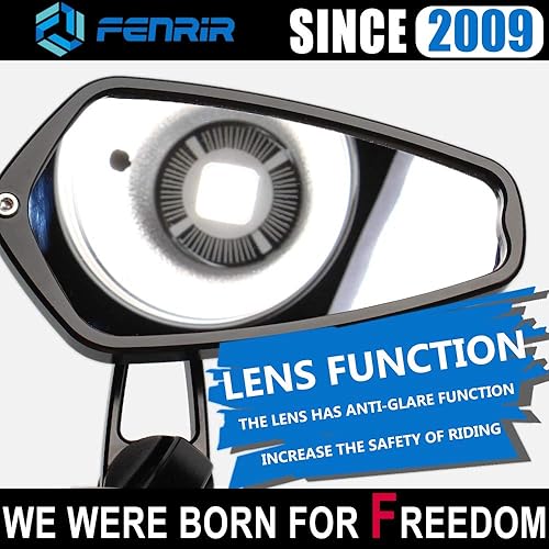Miniatura 7 de FENRIR Espejo de extremo de barra de motocicleta con adaptador para calle 2017-2025 triple 765 velocidad triple 1200RS velocidad triple 1050