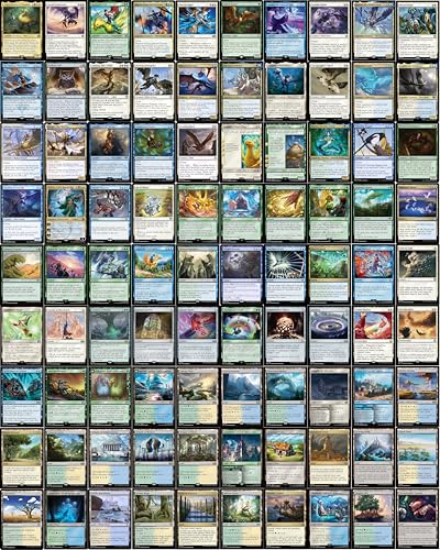 Final Fantasy Magic The Gathering Commander Deck - Chocobo Bird - Bant Blue Green White - EDH cEDH - 100 Card - Custom MTG Deck - Very Strong!