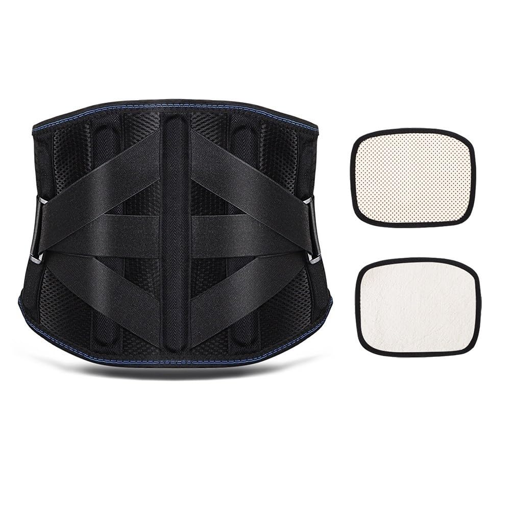 Tutore Lombare Supporto Lombare Autoriscaldante, Supporto Decompressione for Uomo Donna Sollievo dal Dolore E Prevenire Lesioni, Traspirante (Size : M)