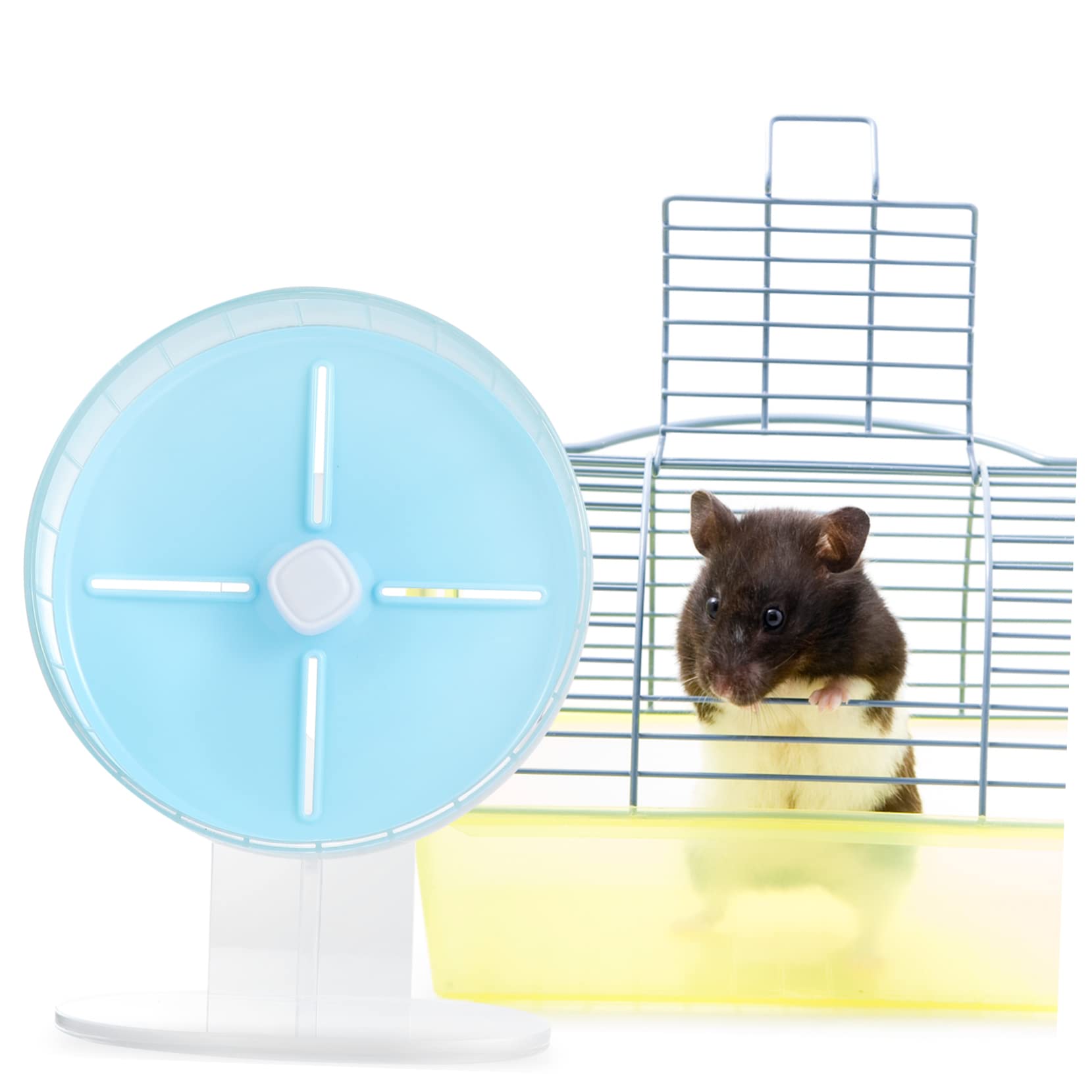 Toyvian Roue De Course pour Hamster Roue Exercice pour Hamster Jouet De Course pour Petits Animaux Exercice pour Silencieuse pour Petits Animaux