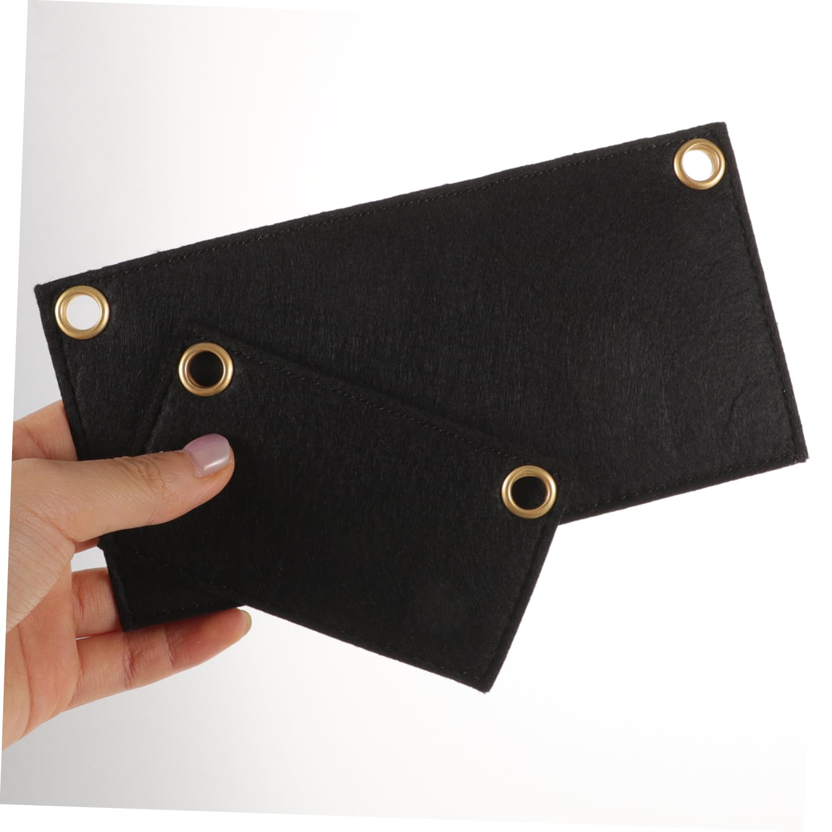 BESPORTBLE 2sets Small Purse Organizer Insert Tote Bag Organizer Insert Felt Metal 2pcs*2