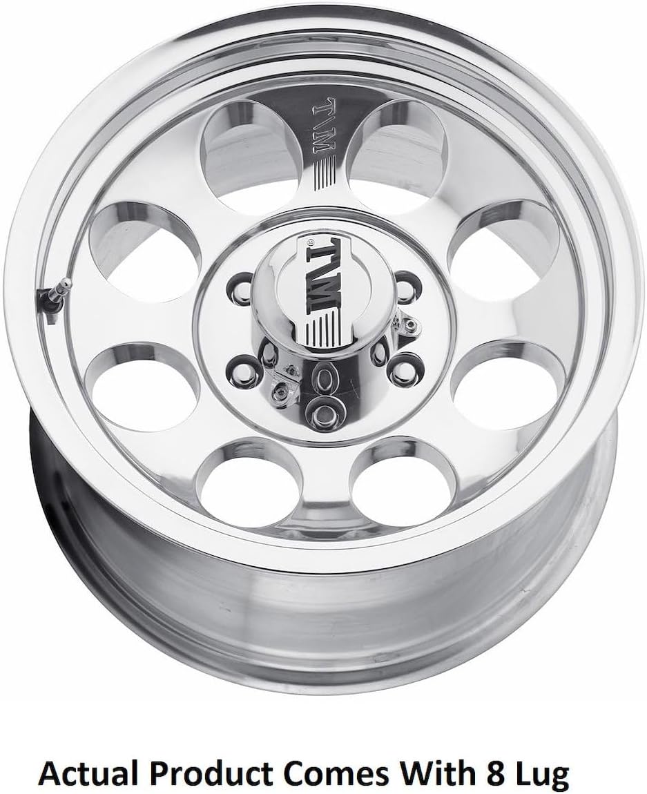 Wheel | Classic III Polished Aluminum | 16x10 8-Lug 8x6.5 | -25mm Offset 4.5in Backspacing | Compatible with 2007-2010 Chevrolet Silverado 2500 HD | 2007-2007 Chevrolet Silverado 2500 HD Classic