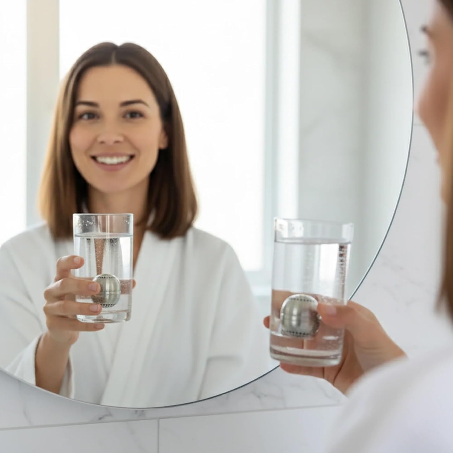 DYLN H2Bubblr Reusable Molecular Hydrogen Water Enhancer | Magnesium-Based Hydrogen Generator | Tablet Alternative | Works with Any Bottle, Cup, Pitcher or Container | Lasts Up to 2 Months (1 Pack)