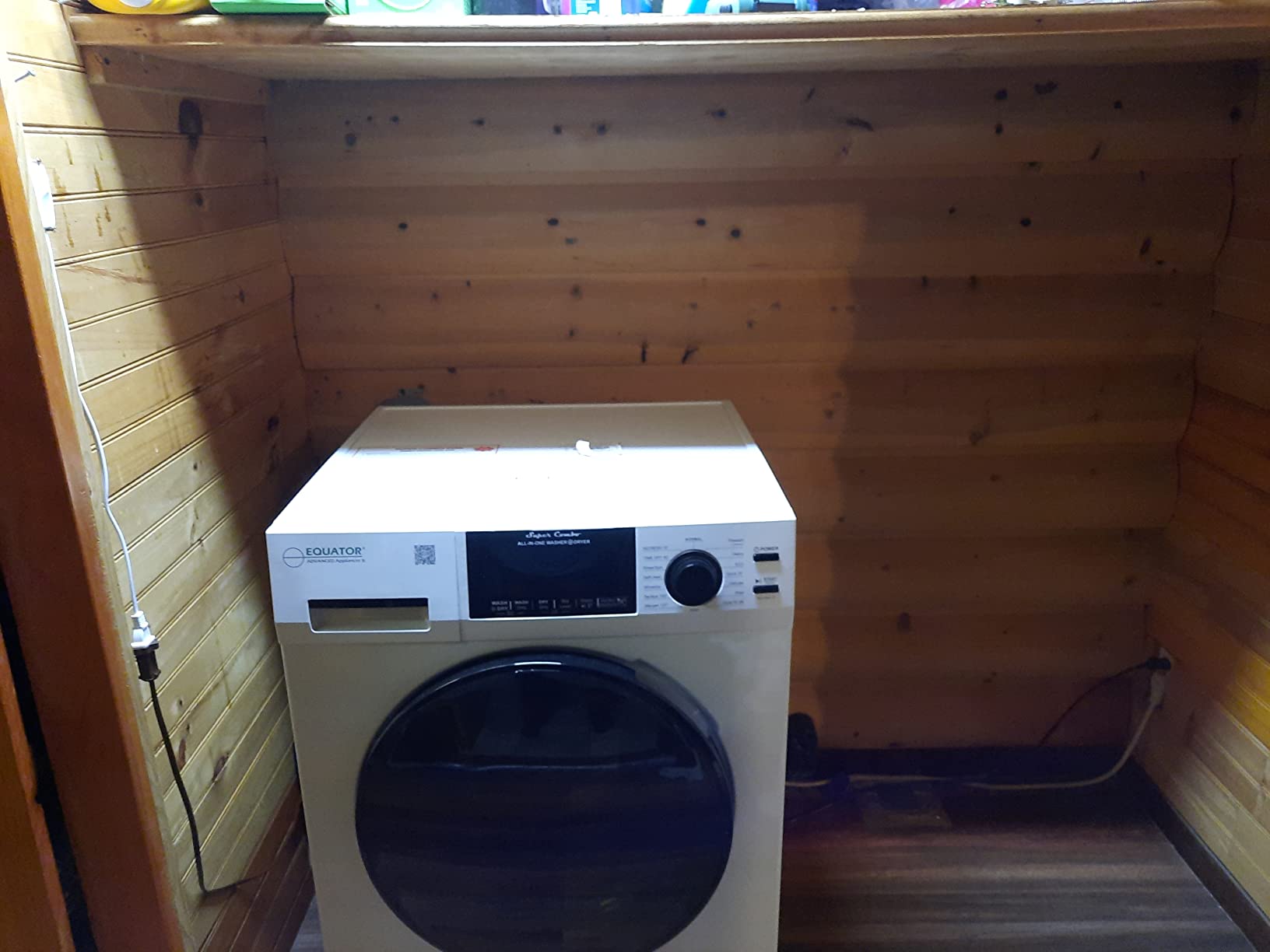 34/mo Finance Equator Digital Compact 110V Vented/Ventless 18 lbs Combo Washer Dryer 1400 RPM