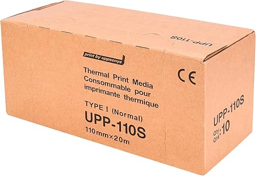 Papel de ultrasonido compatible con Upp110s para impresora, uppsonys upp-110s tipo I película de impresión térmica/medios de alta compatibilidad, 10