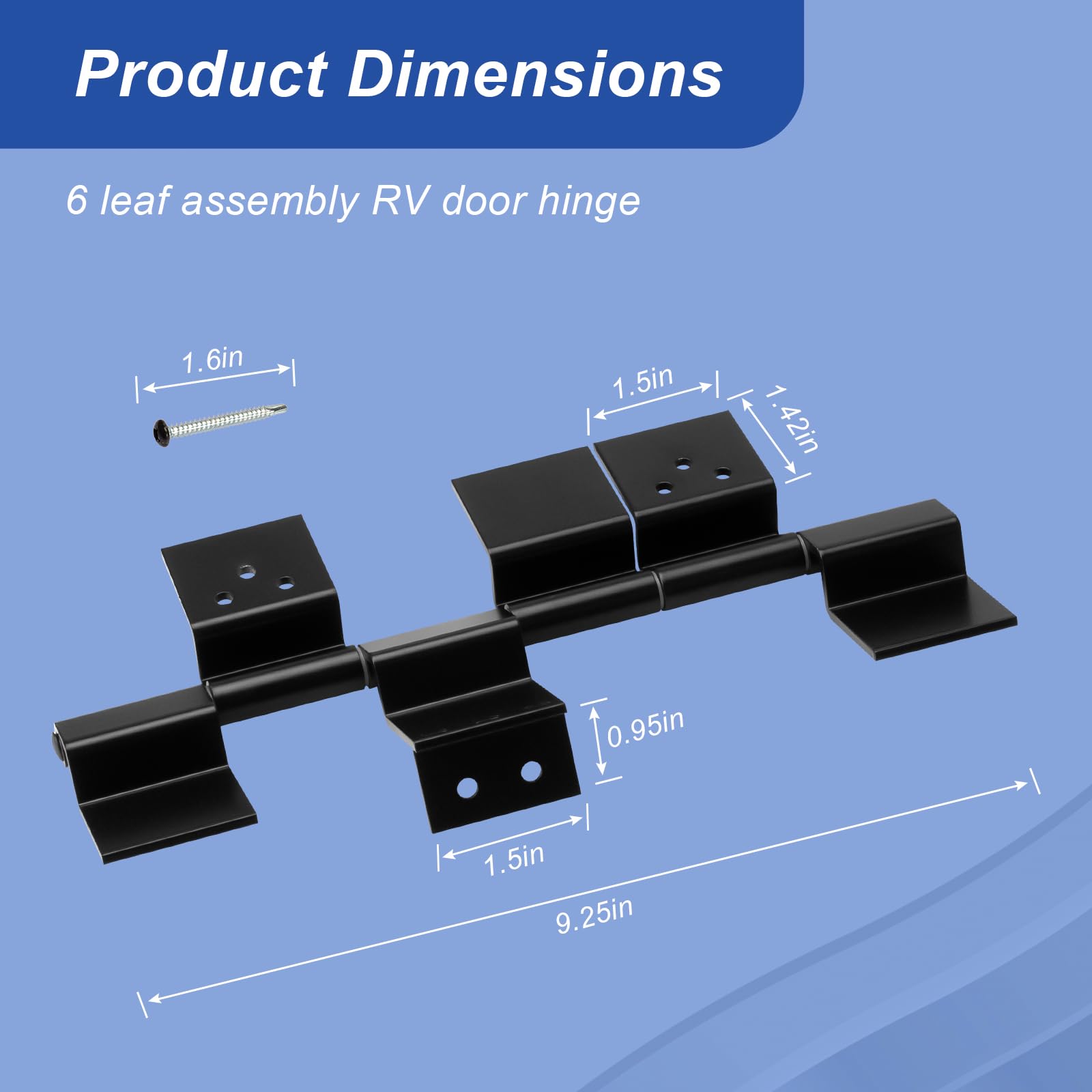 Amazon.com: 2 Pack Trailer Door Hinge Rv Door Hinge Rv Entry Door