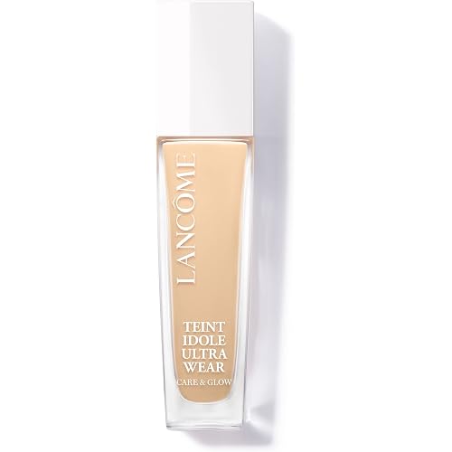 Lancôme Teint Idole Ultra Wear Care & Glow Longwear Foundation SPF 27 | Foundation Makeup for Hydrating Medium Buildable Coverage - With SPF 27 & Hyaluronic Acid - Glow Finish - Sweat Resistant