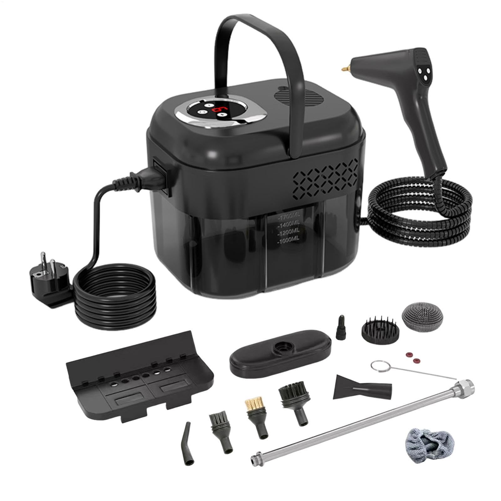 Limpiador a vapor Máquina Multis De 6 Niveles | Limpiador a Vapor de Doméstico para Alfombras, Suelos de Madera Noble, Sofás, Tapicerías, Azulejos, Sofás y