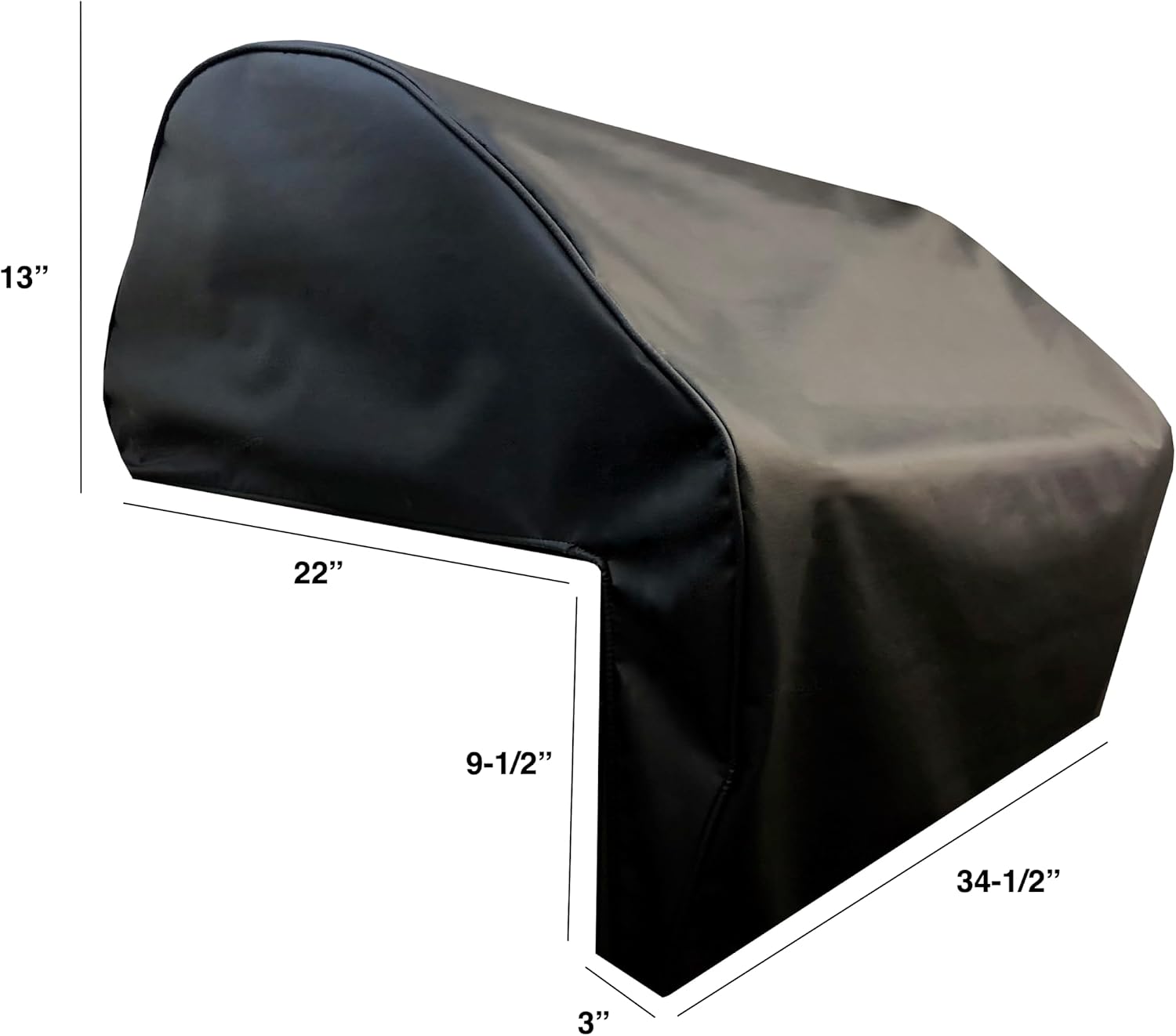 Windproof Covers 34 inch Heavy Duty Premium Grill Cover to fit Jackson Grills Supreme Series 700 Built-in Grill