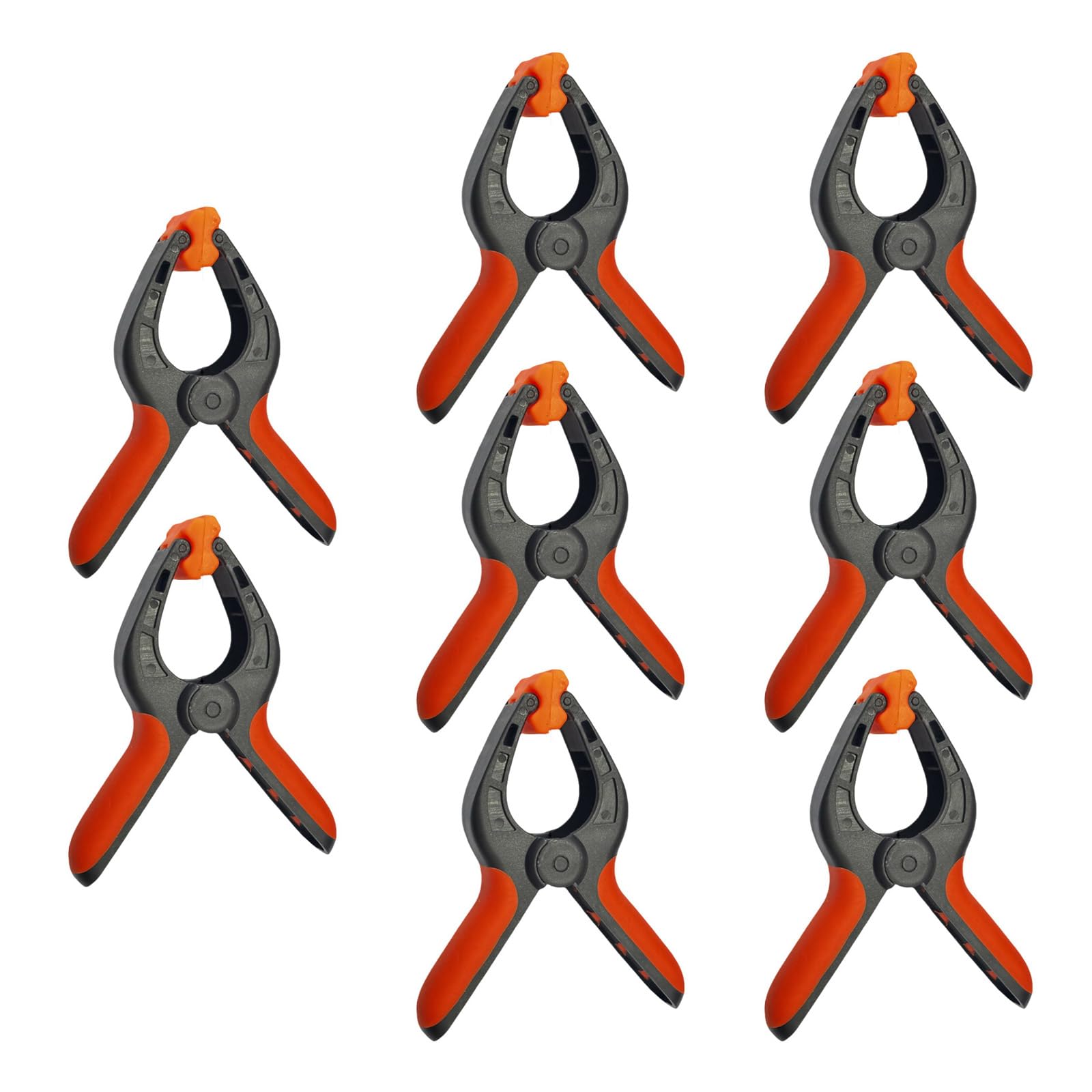 Zwwaazhf Multicolor 8Pcs 4Inch Photo Studio Background Pipe Clamp Woodworking Spring Clamp Wood Fixing Tool Clamping Pliers Easy To Use Toggle Clamps