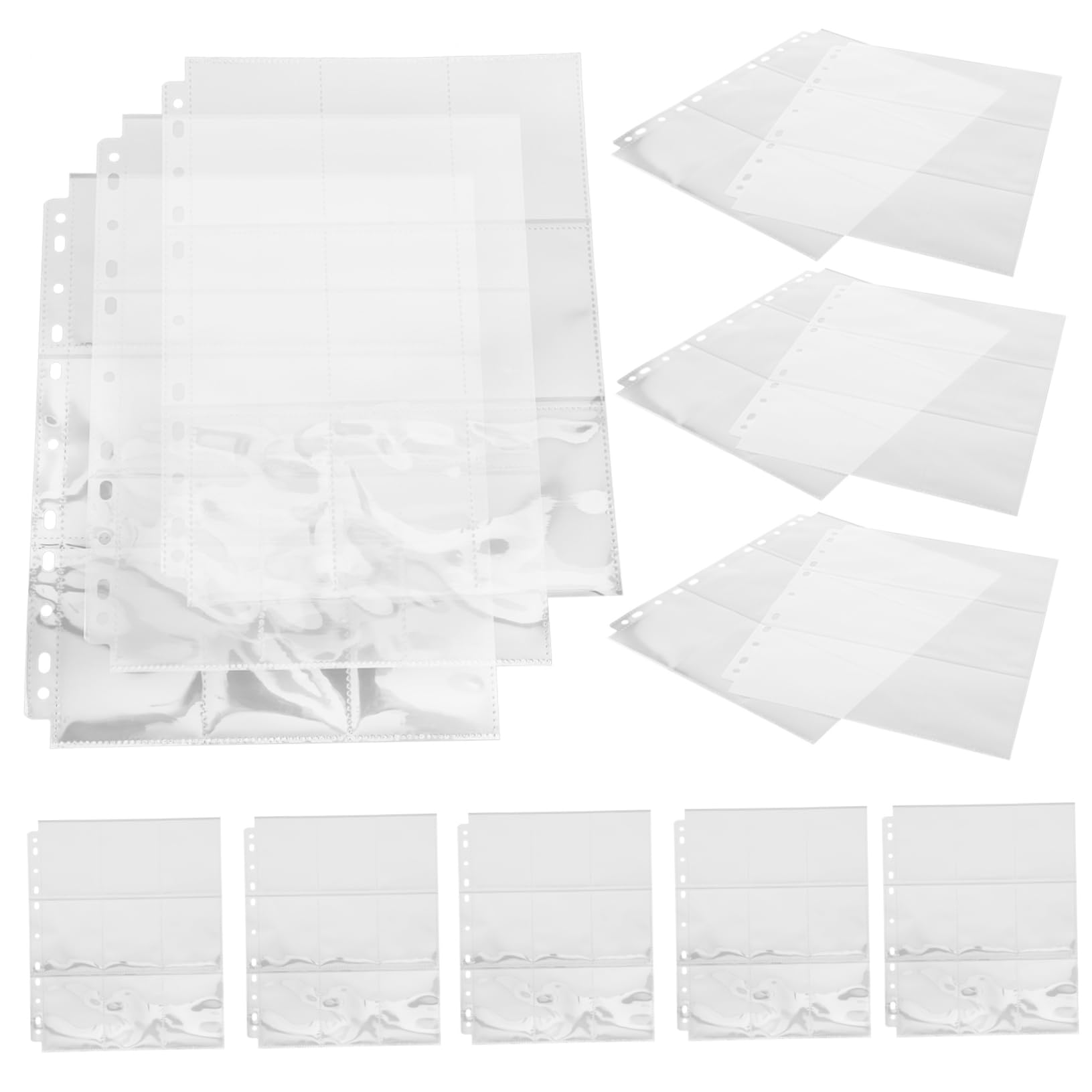 Bustine Protettive Carte da Gioco 50 Pezzi PVC 9 Tasche