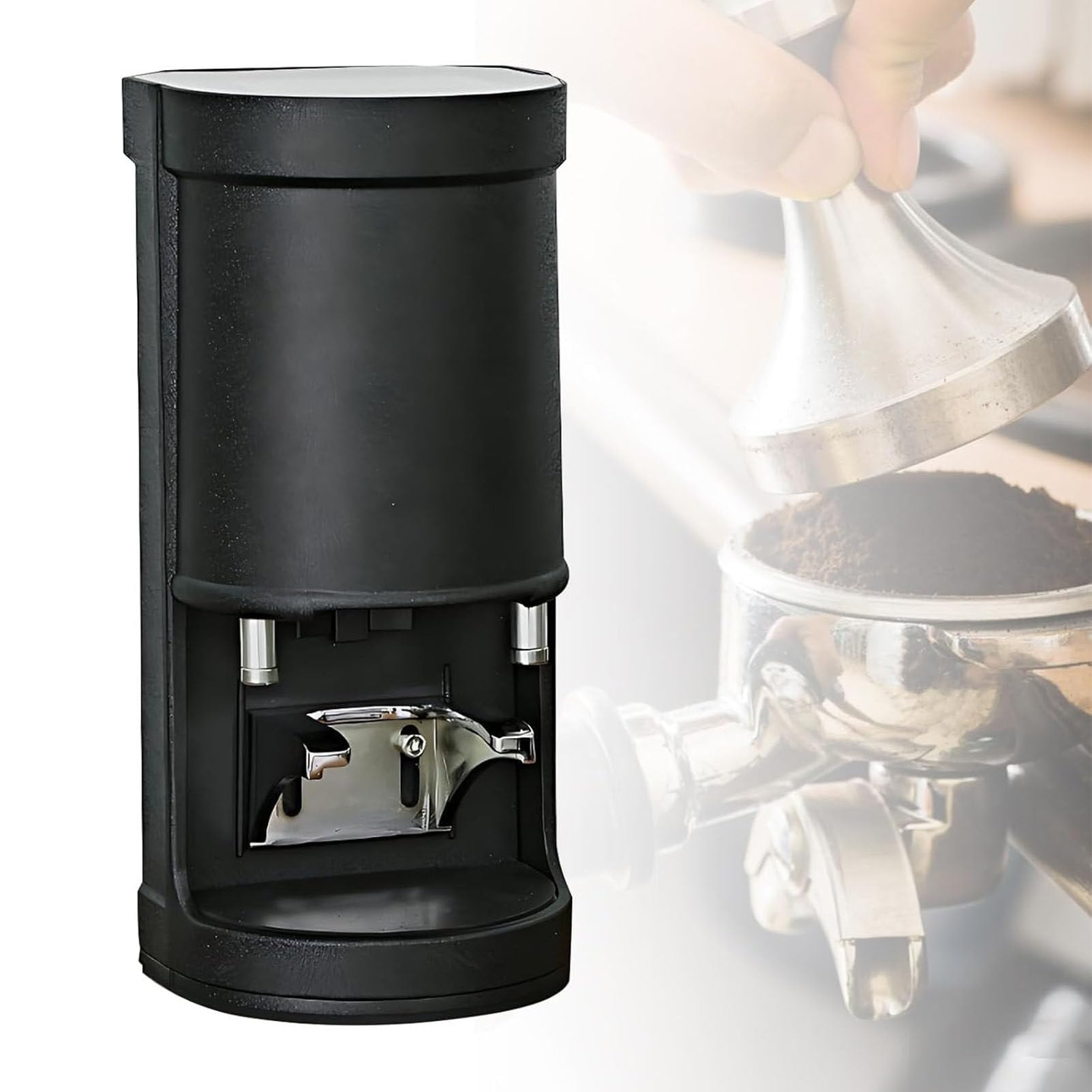 Pressino automatico per caffè espresso elettrico con pressione regolabile e cicli per preparare caffè professionale e domestico