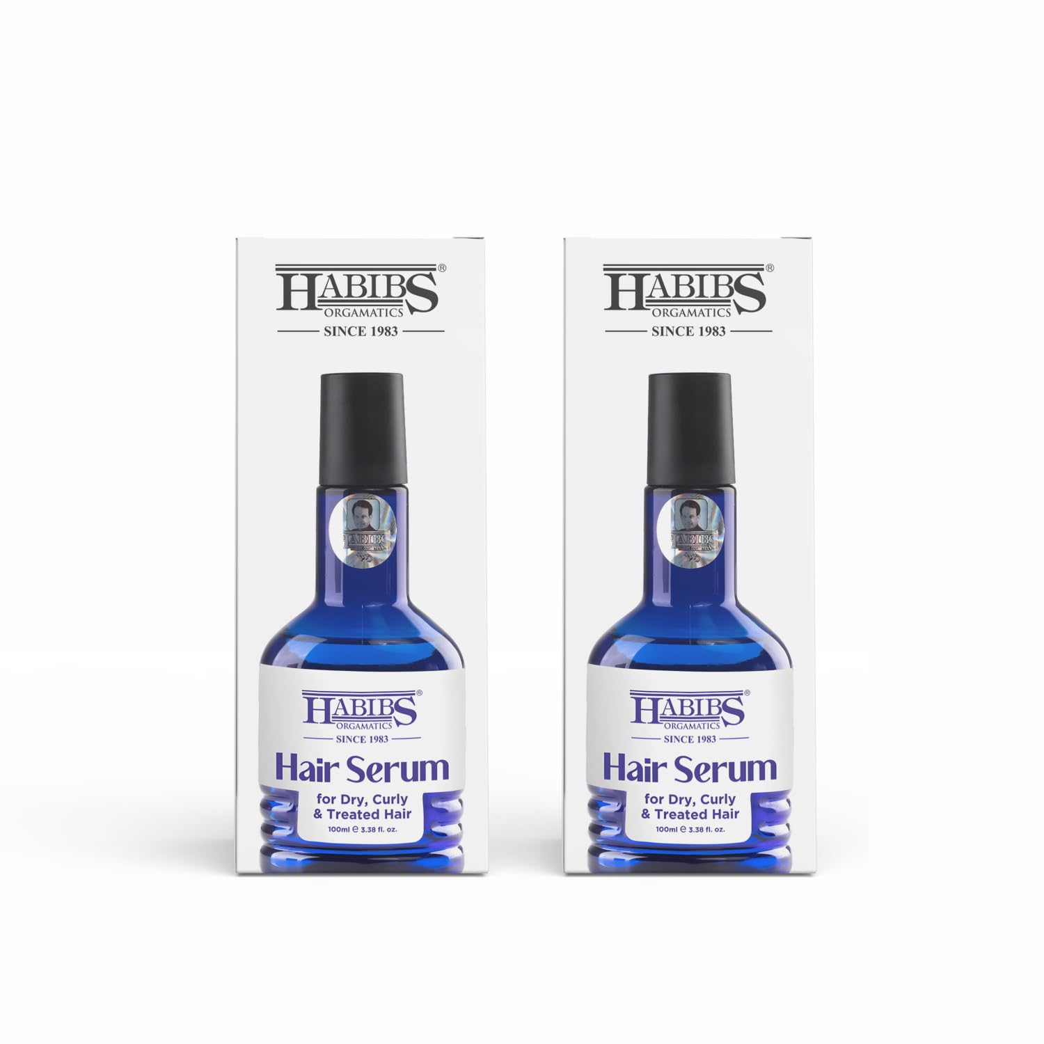 Hair Serum Dry Curly & Treated Hairs For Silky & Smooth Hair Tames Frizzy Hair Tangle Free & Frizz-Free Hair for all types of hair 100 ml Pack of 2