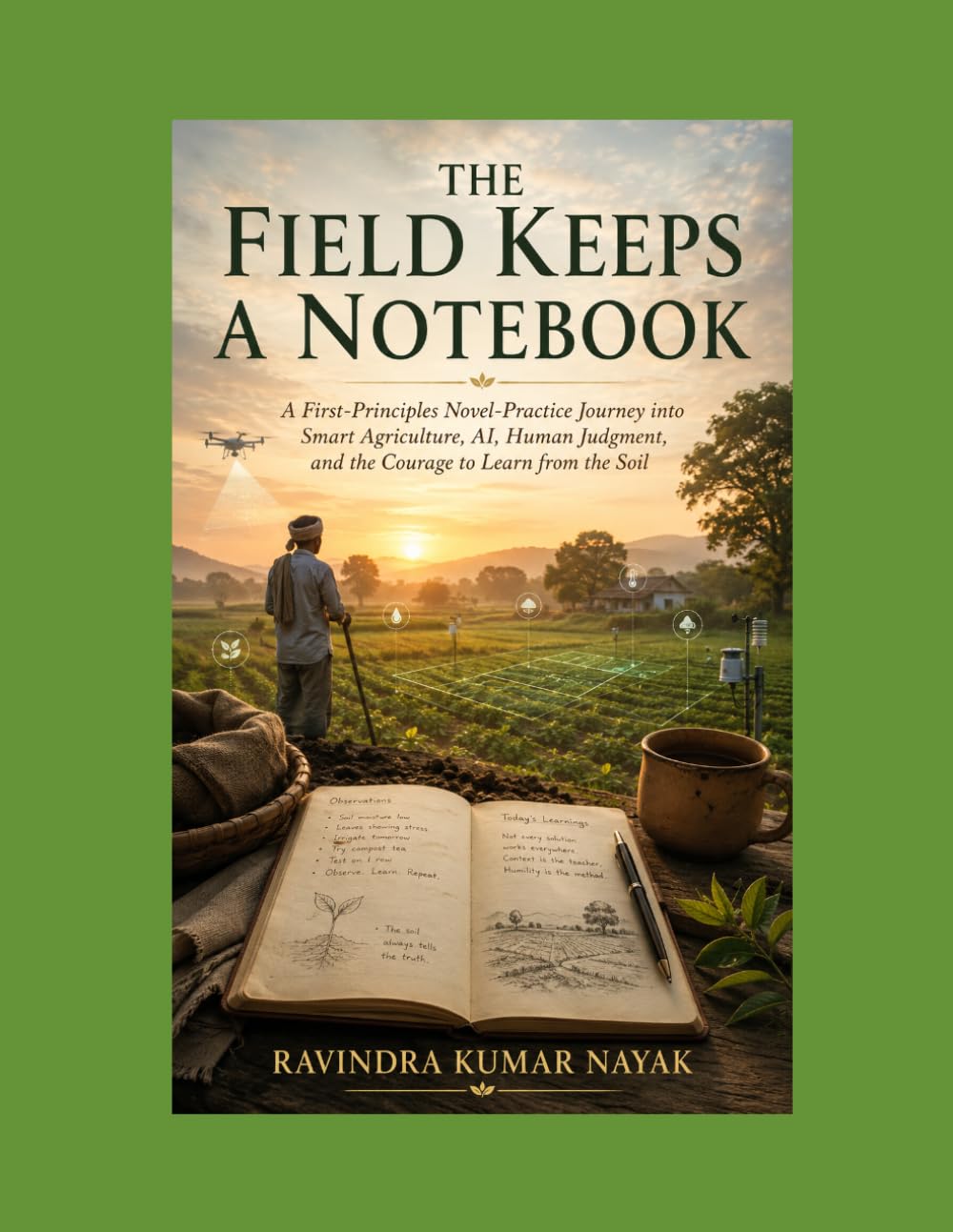 The Field Keeps a Notebook: A First-Principles Novel-Practice Journey into Smart Agriculture, AI, Human Judgment, and the Courage to Learn from the Soil