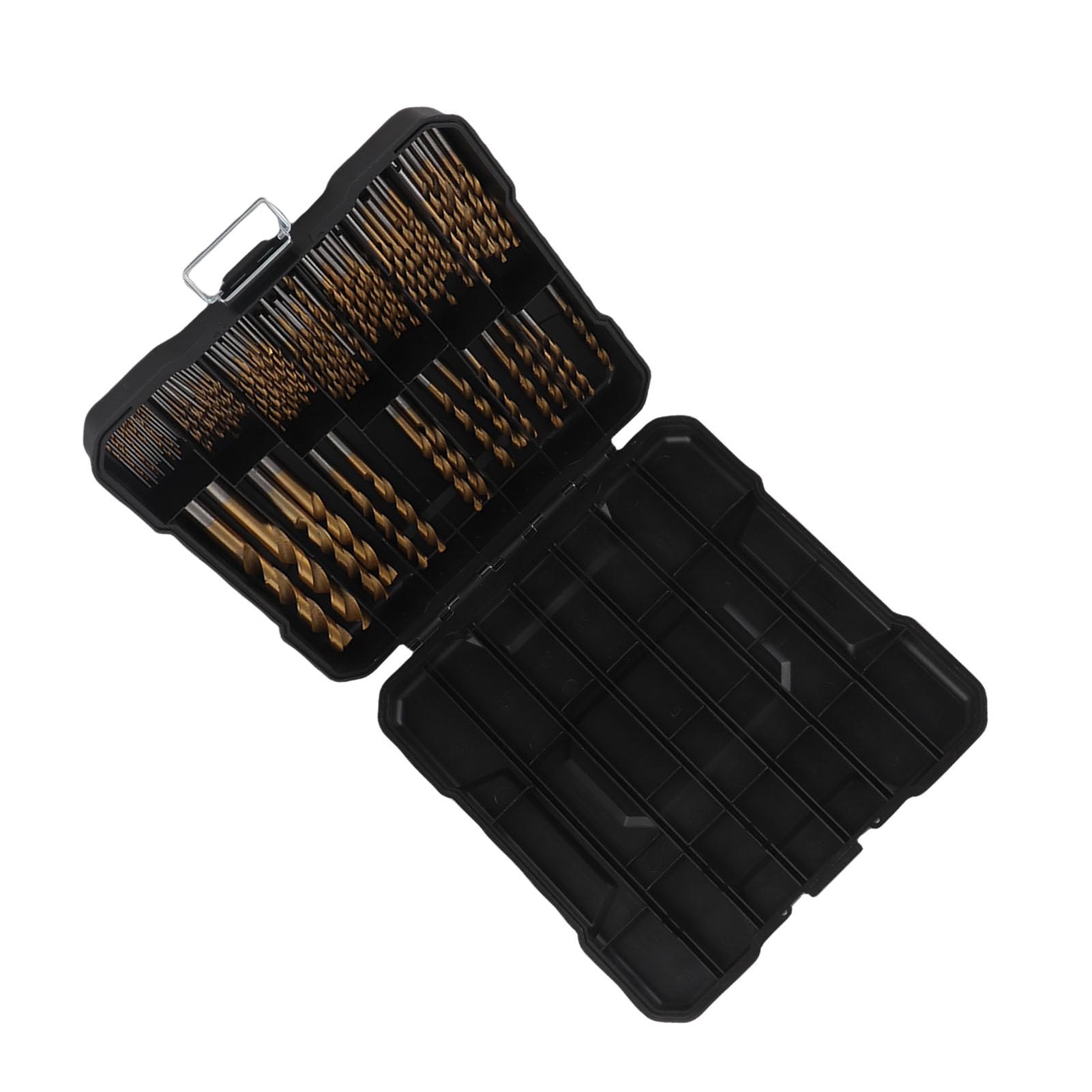 Juego de brocas helicoidales de 99 piezas, taladro manual eléctrico de acero de alta velocidad, broca de vástago redondo de 1,0 a 3,0 mm para metal, madera y plástico
