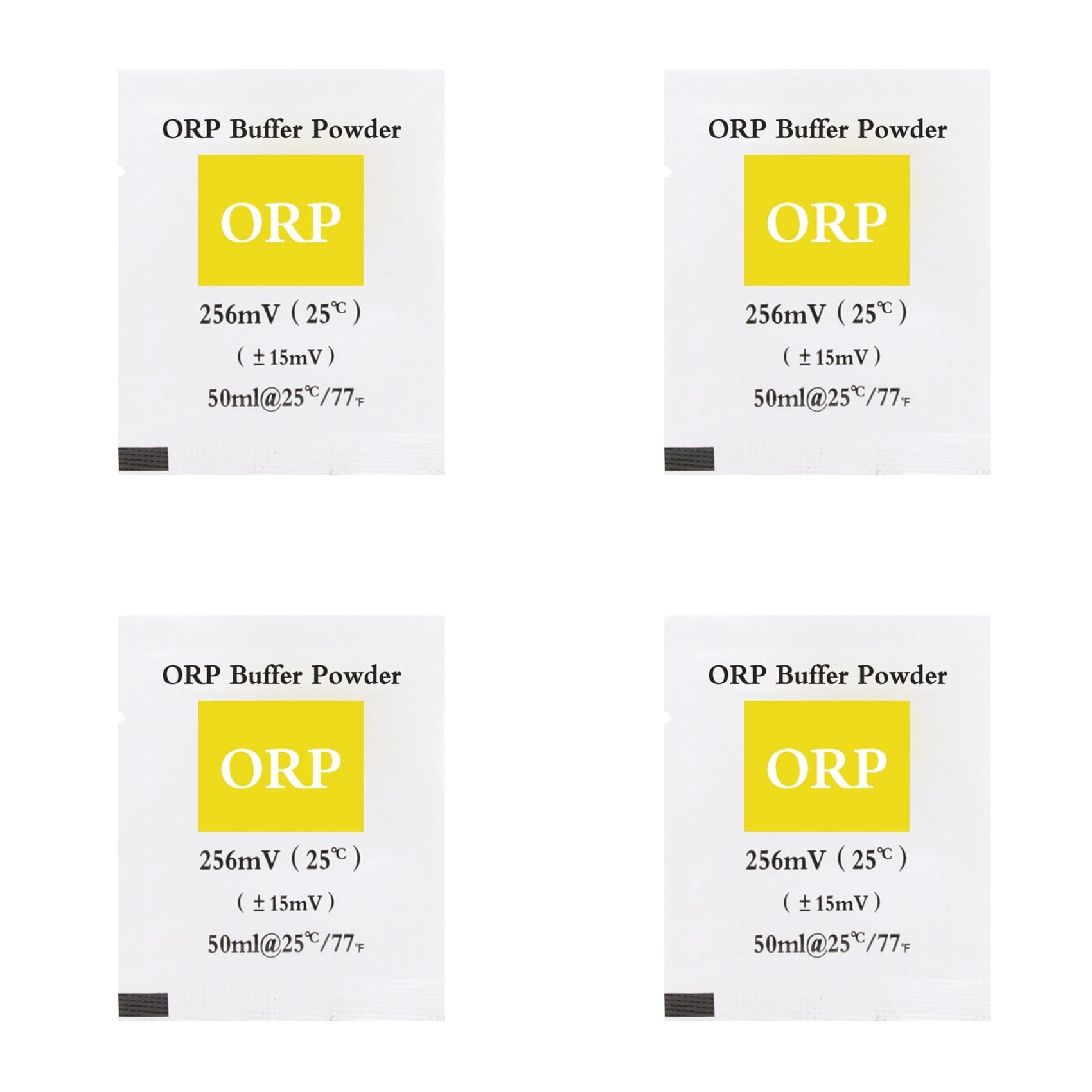 Jnchdghwa White 4X Orp Calibration Powder Buffer Powder Orp Tester Measuring Calibration Solution 256Mv