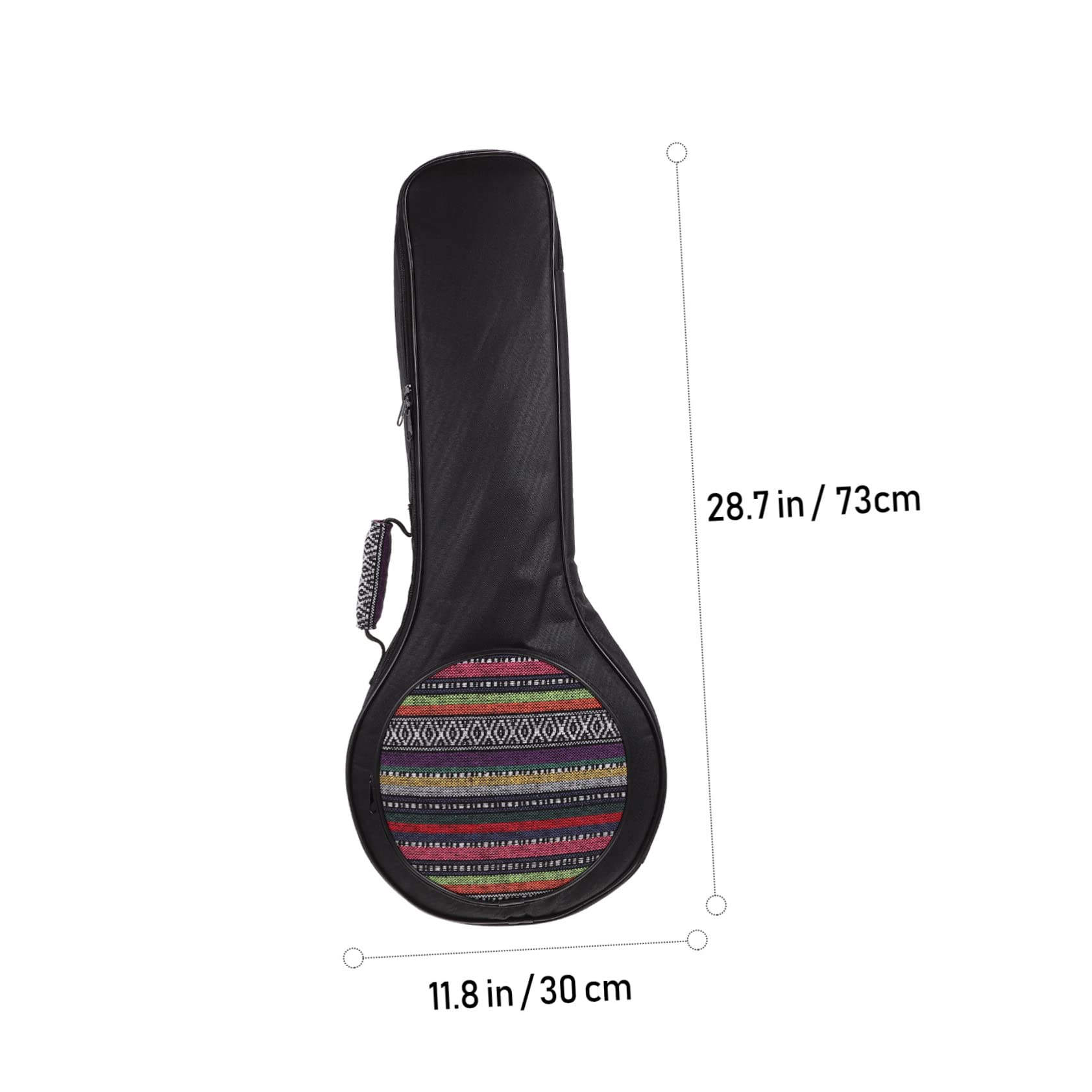 Paquet à Mandoline Imperméable en Nylon et Éponge Rembourrée Double Portage à Dos et Main