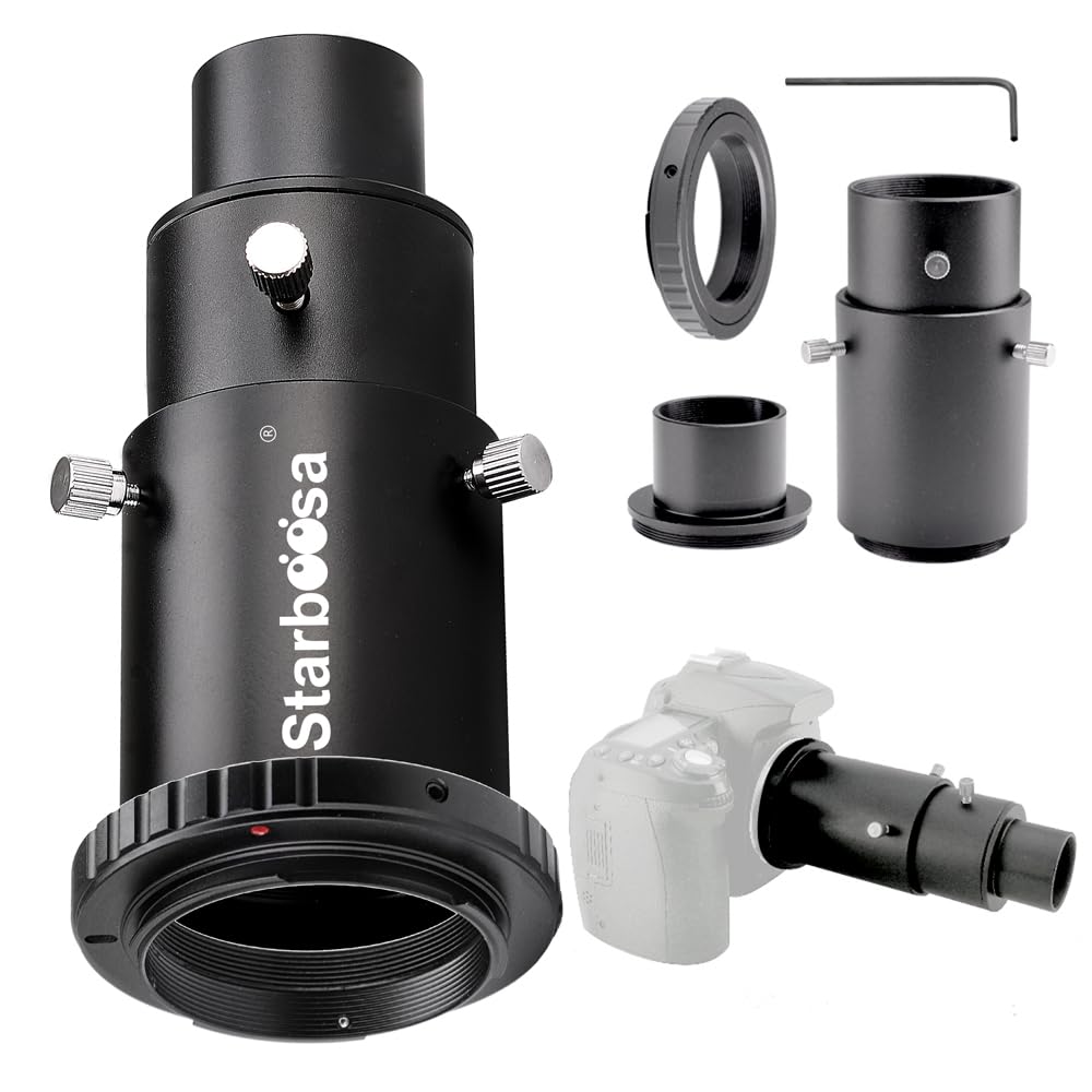 Variable Extension Telescope Camera Adapter – Compatible with Nikon N1 Mirrorless Cameras – Connects Telescopes for Prime Focus & Eyepiece Projection Photography