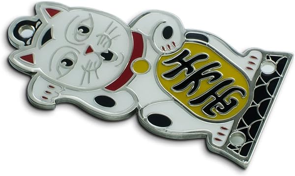 Amazon _ ギター ロッドカバー Epiphone(エピフォン)など 多機種に対応 100%真鍮&エナメル Hell Guitars オリジナルデザイン 招き猫 _ エレキギターパーツ _ 楽器・音響機器