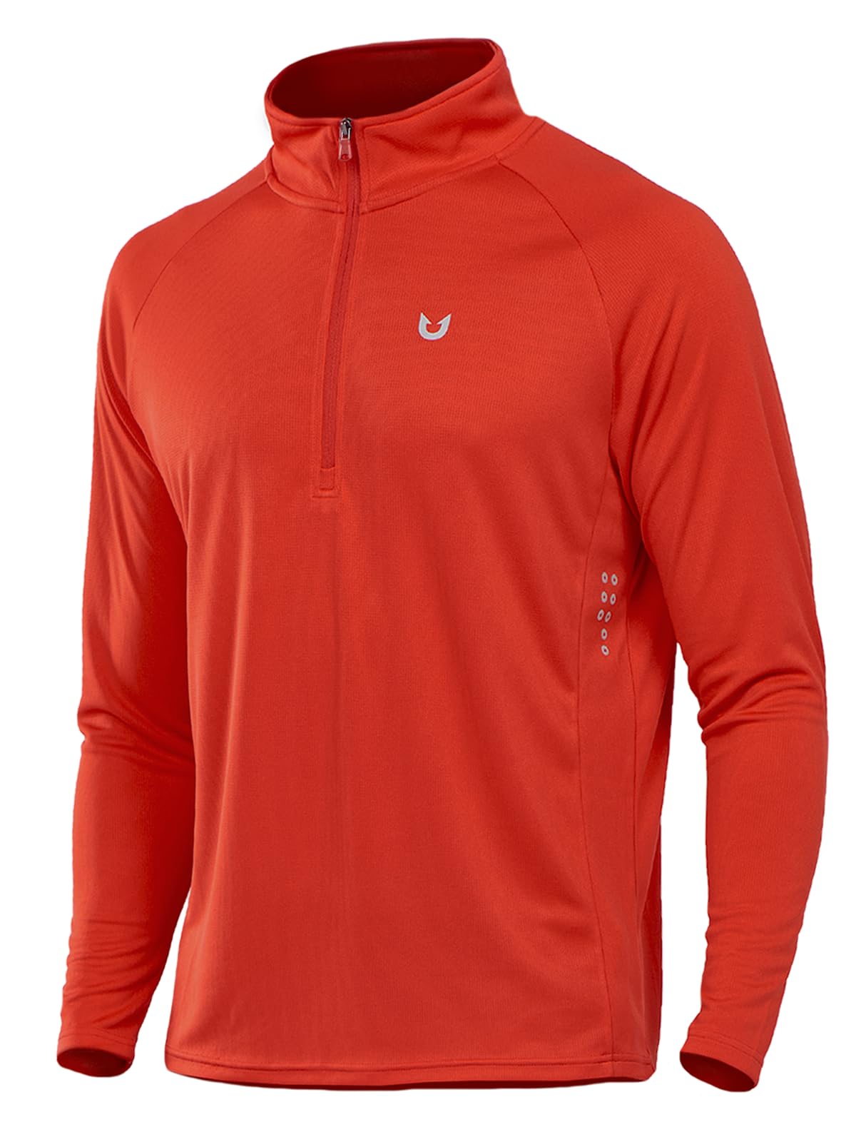 NORTHYARD Men's Quarter Zip Pullover Athletic Running Shirts Long Sleeve