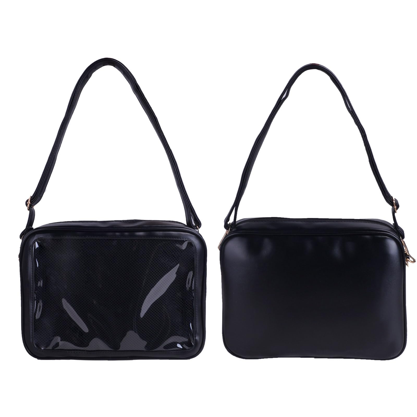 CoolChange Borsa a tracolla giapponese Ita bag con finestra trasparente | Borsa Itabag | 22 x 30 cm