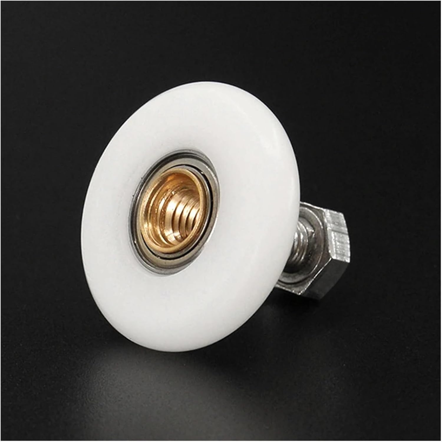 4 Stück Ersatz-Rollen for Duschtüren, 20–27 Mm, Rollen for Badezimmer-Glasschiebetüren(27mm)