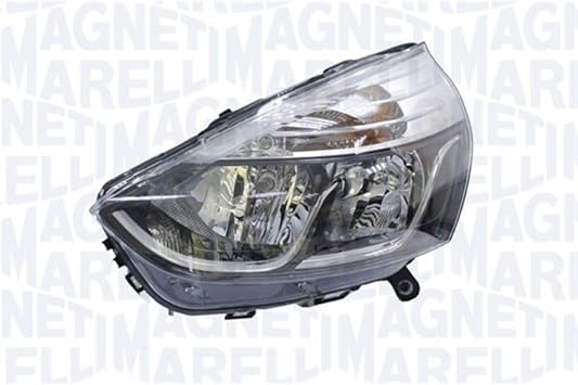 Halogen Chrome Headlight Front Lamp Left compatible with Renault Clio Lutecia 2012-
