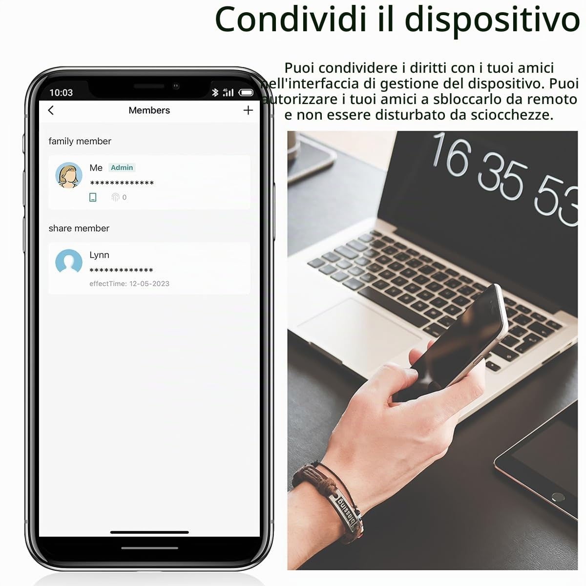 AICase Lucchetto con impronta digitale, serratura ricaricabile USB di sicurezza Keyless di sicurezza impermeabile IP67 per uso interno ed esterno