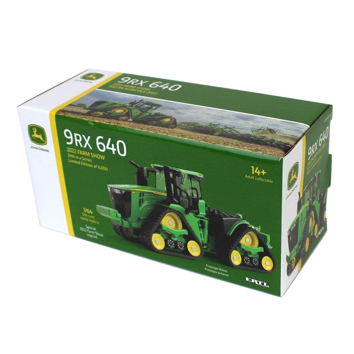 Amazon.com: Prestige Collection 1/64 John Deere 9RX 640, 2022 Farm