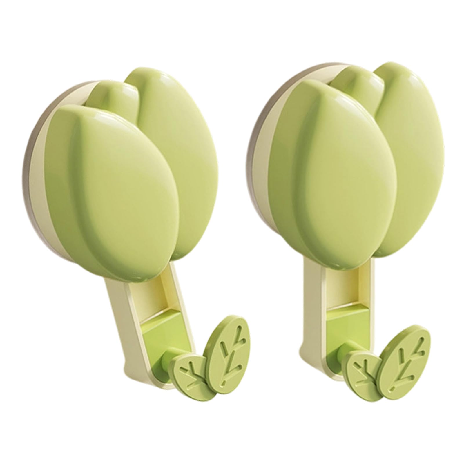 Kaeltsyn Green Multipurpose Adhesive Hook Without Nails Easy Hanging Solution 2 Hook Included Bathroom Adhesive Fasteners