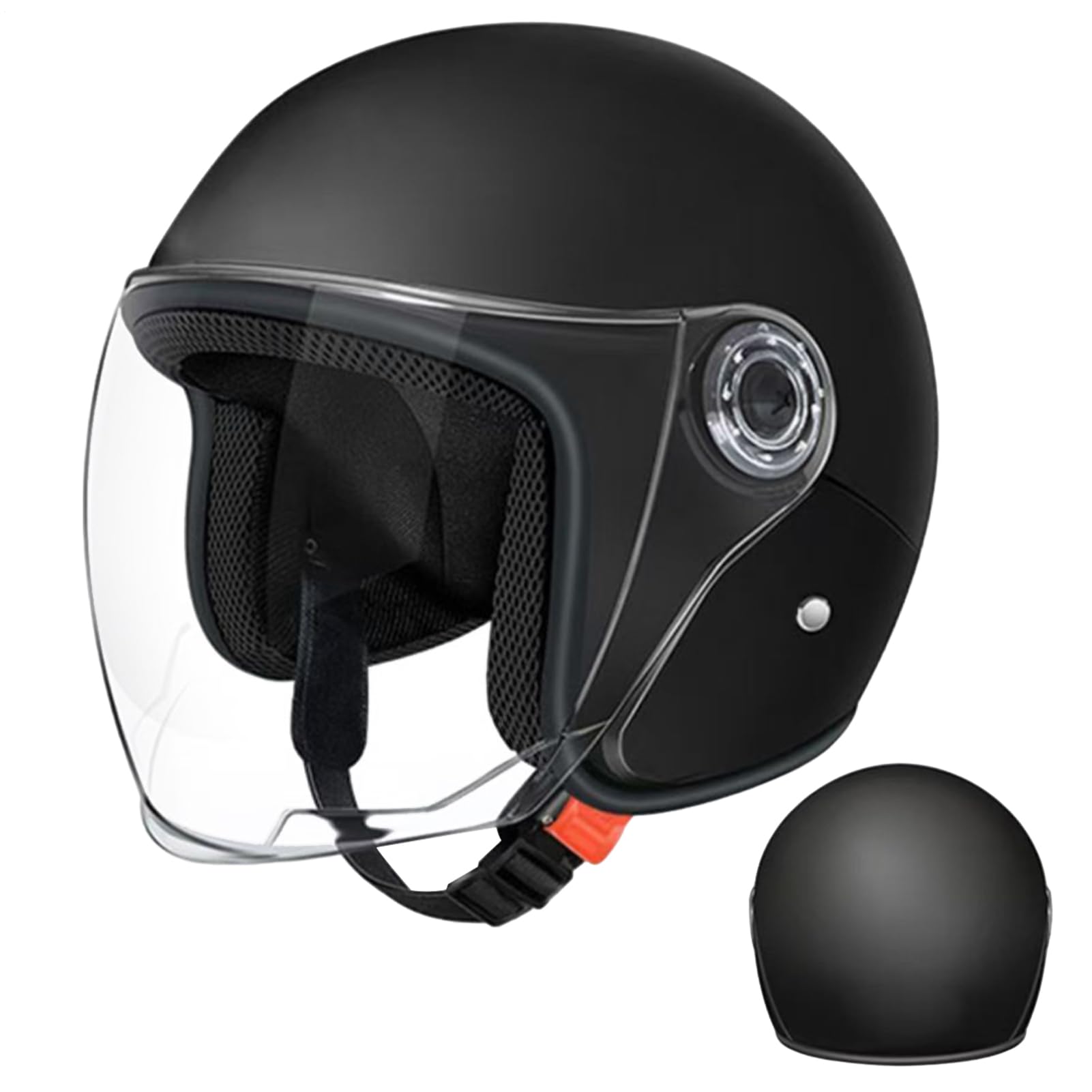 Cappello Moto Leggero - Cappello di Sicurezza Motociclistico | Copricapo Sicuro Confortevole Caldo per Uomini Donne Adulti Protezione Guida Esterna Viaggio