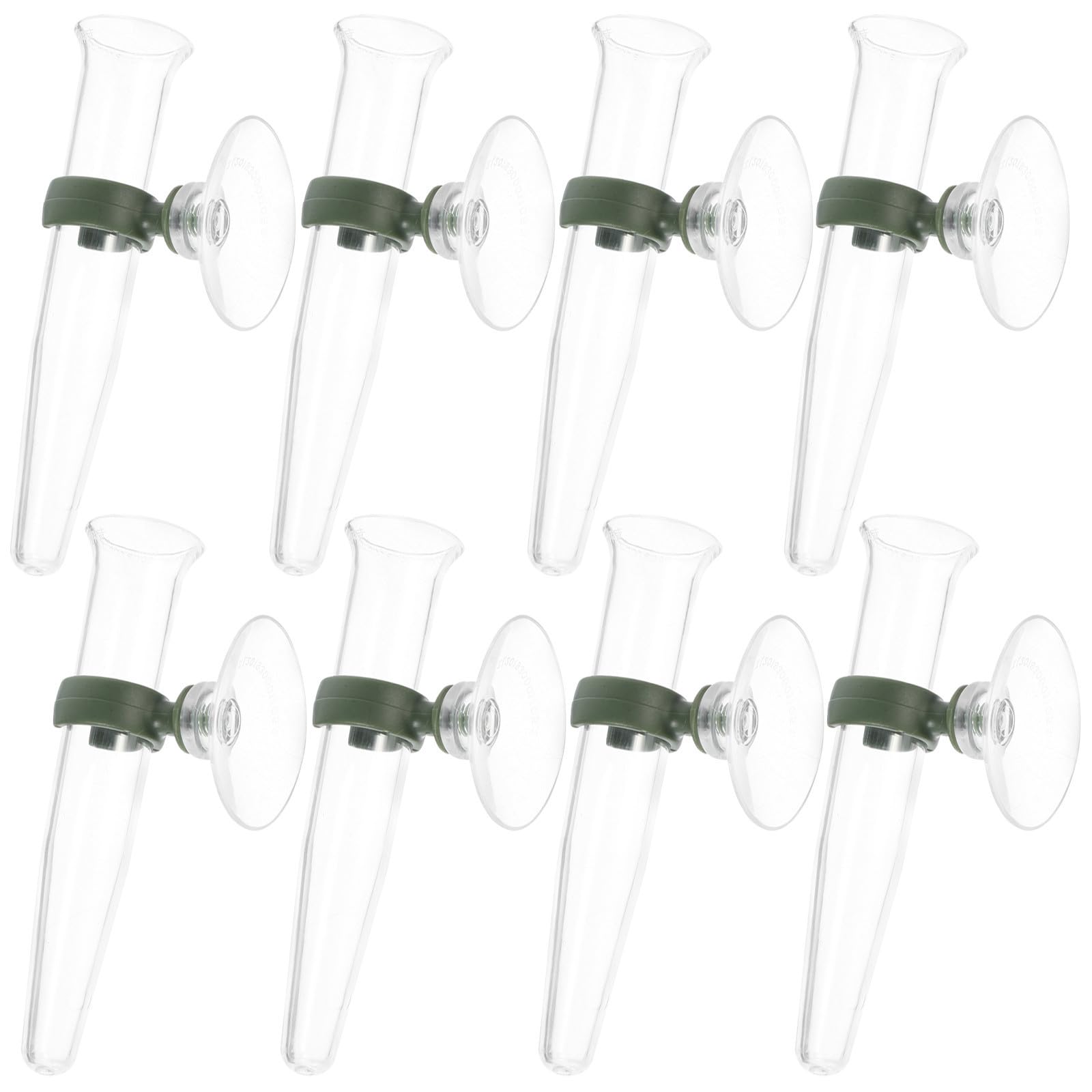 iplusmile 8 Stück Blumenaufbewahrungsröhrchen mit Saugverschluss, TPU | Transparentes Zubehör für Blumenarrangements, Passend für Floristik und Schaum, Hält Schnittblumen Frisch