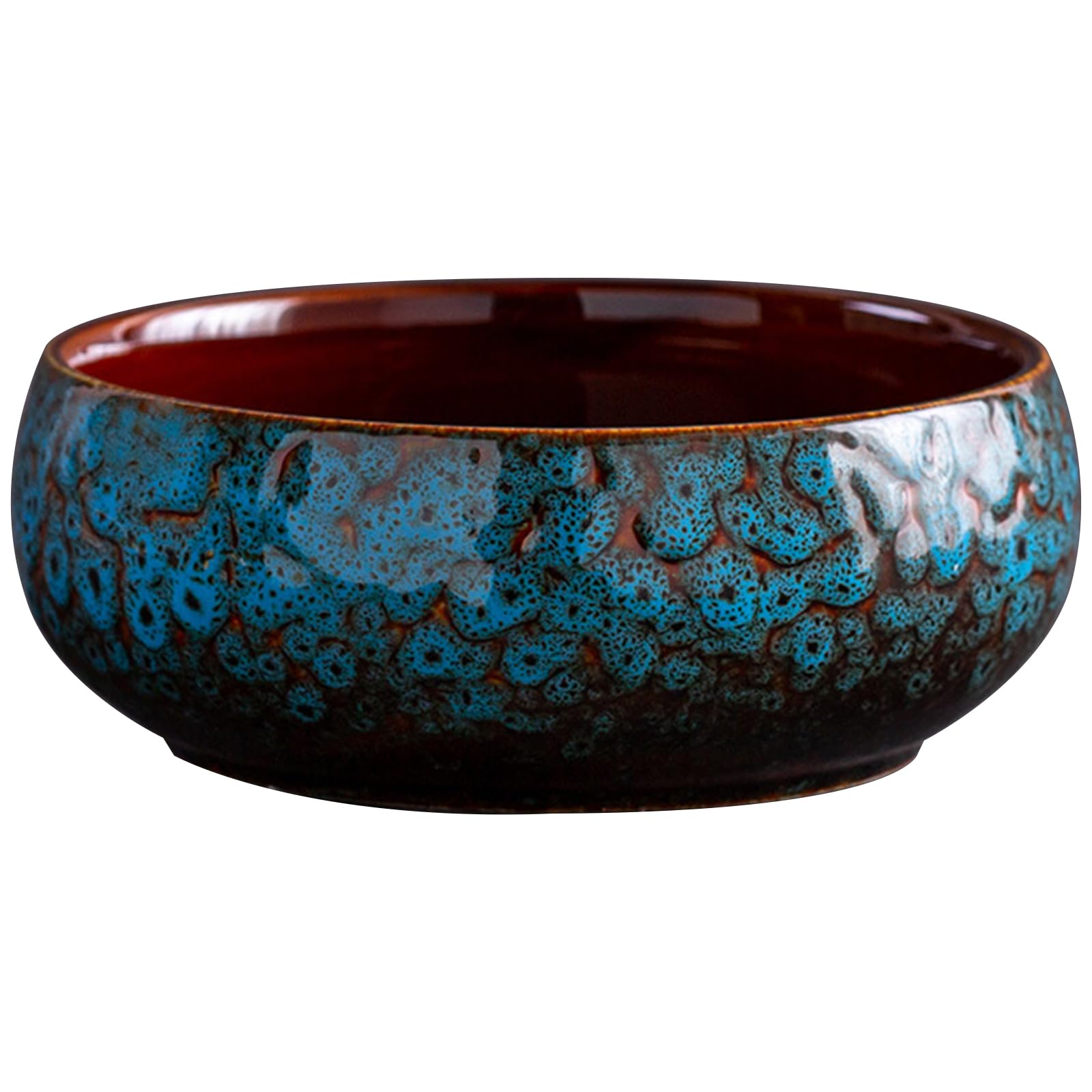 Avejjbaey Large Ceramic Plant Pot Water Plant Bowl Decorative Planting For Indoor And Outdoor Hydroponic Cultivation