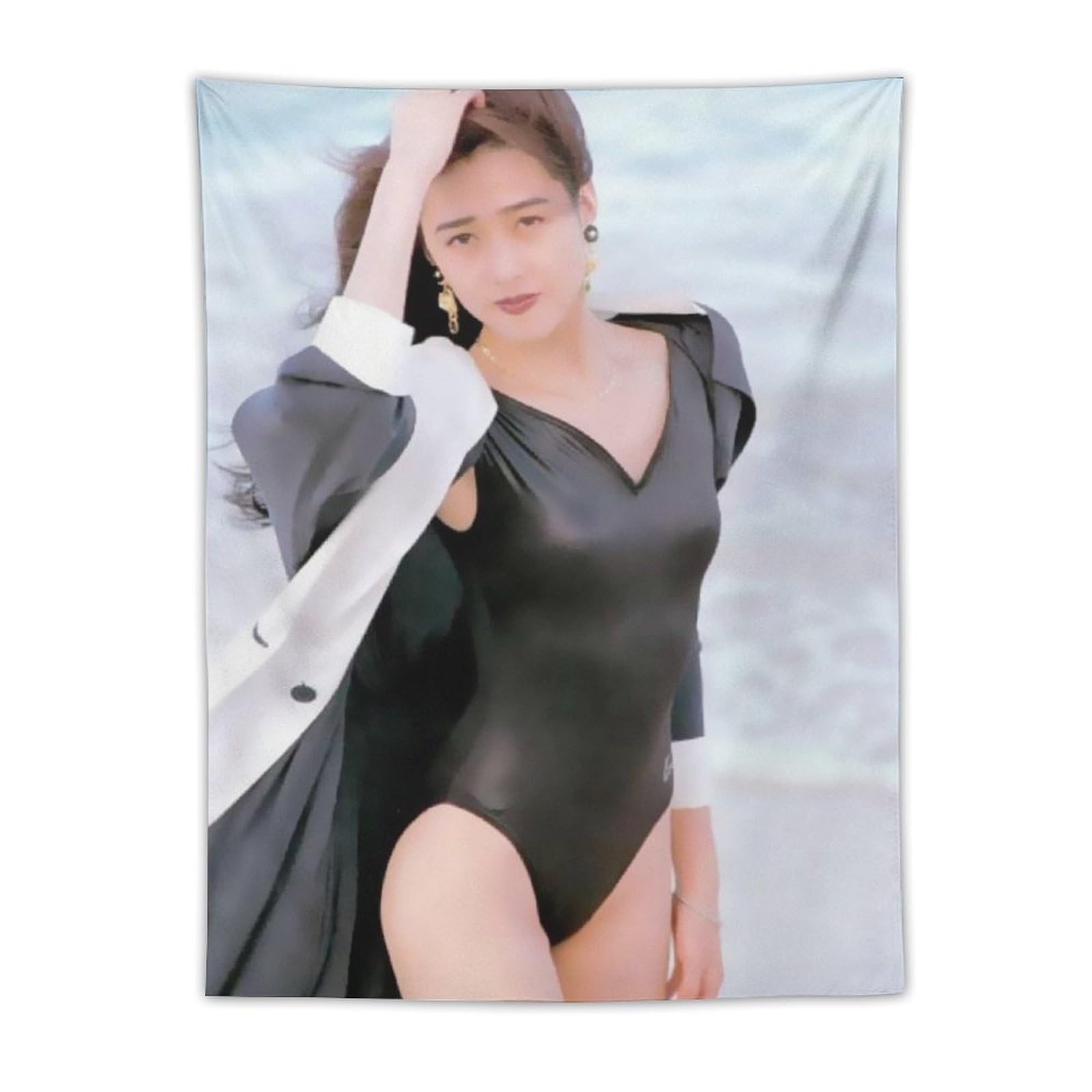 Amazon.co.jp: 工藤静香歌手女優 若い頃水着写真ポスター タペストリー