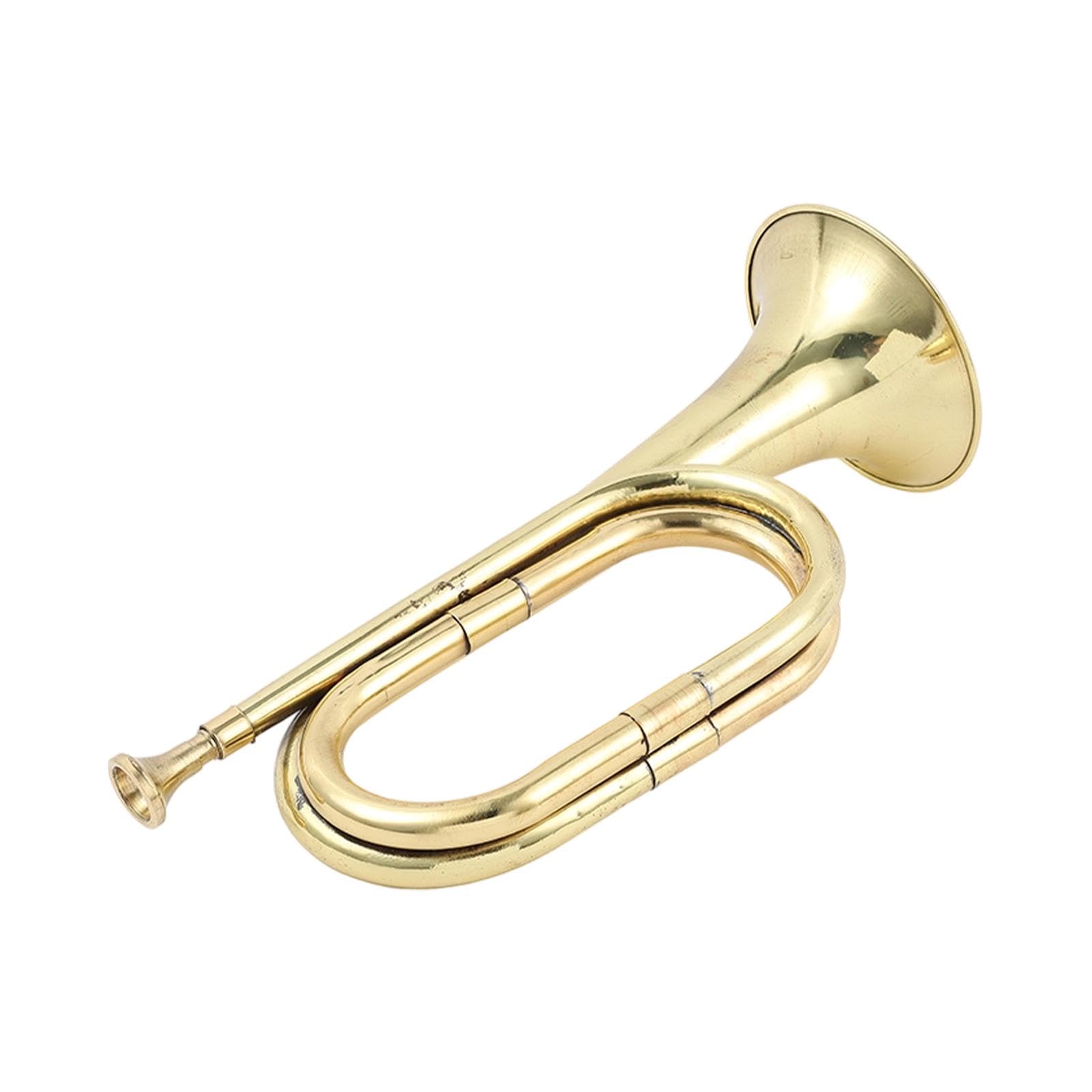 Kavallerietrompete Trompete Kupfer Marschhorn Blasinstrument Angenehmes Spielgefühl für Schulfest Festival Orchester Bühne Kinder Anfänger Erwachsene