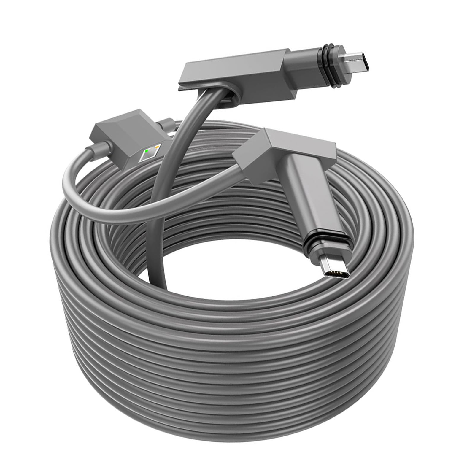 Srliya Cavo di Sostituzione 75 Piedi per Antenna Gen 2 Antenna, Adattatore Ethernet Incluso, Connessione Stabile, Materiale Premium, Alta stabilità, IP68 Acqua D'acqua, velocità di