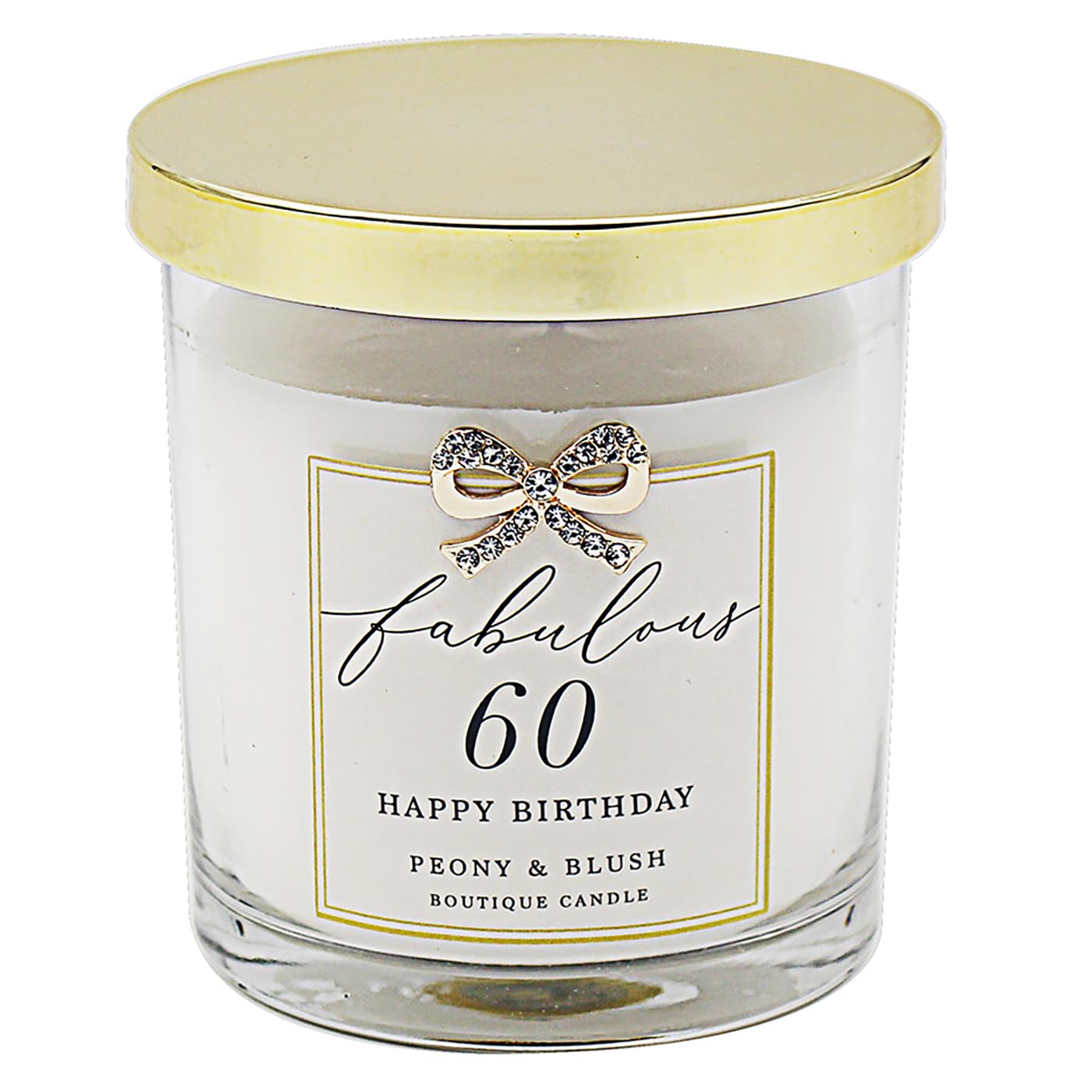 Lesser & Pavey Scented Happy Birthday Candles | Lovely Fragrance Boutique Candle for Celebration | Aromatherapy Candles for Home and Gift – 60TH Birthday Candle