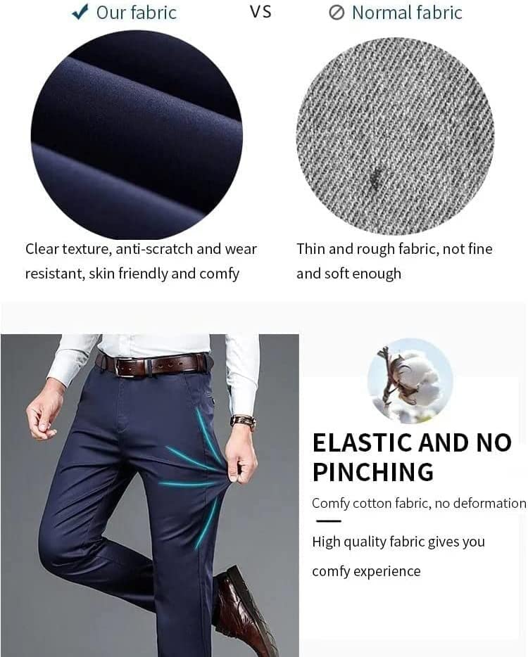 Lichte strijkvrije katoenen broek Lichte strijkvrije katoenen broek