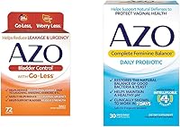 Vista 1 de AZO Control de la vejiga con suplemento diario Go-Less Ayuda a reducir la urgencia ocasional y completa el equilibrio femenino probióticos diarios