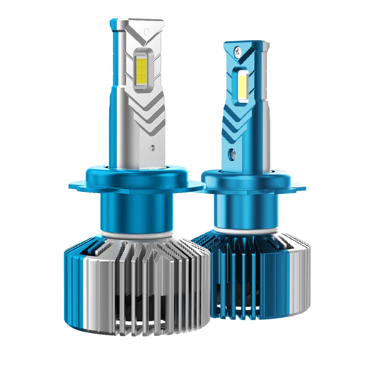 Bombillas LED Para Faros Delanteros, 80 W, 10000 Lúmenes, Faros LED Brillantes, 6500 K, Blanco Frío, Kit De Conversión De Faros LED IP68 A Prueba De Agua, Instalación Rápida, Paquete De 2,H4