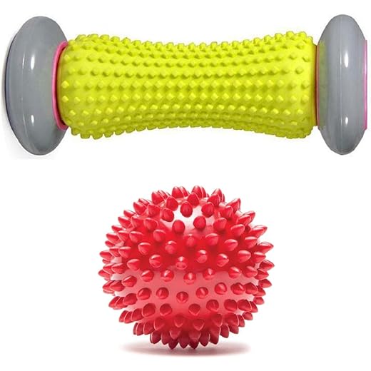 Foot Massage Roller & Spike Ball for Pain Relief