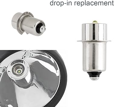 3 Volt LED Replacement Bulb 2 Cell DC 3W Maglight Upgrade for C/D Flashlight