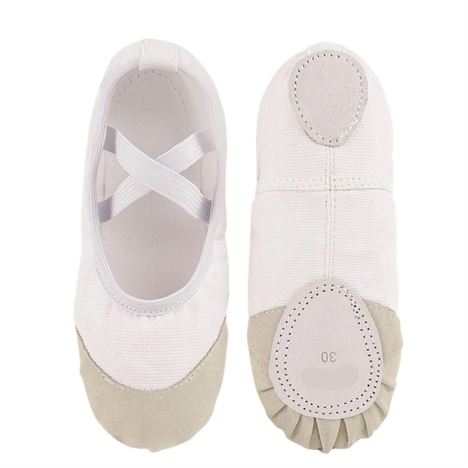 Zapatillas de Ballet Zapatos de Ballet for niñas, Zapatos de Baile de Suela Blanda, Zapatillas de Ballet for Adultos, Zapatos de práctica de Baile for Gimnasio y Yoga en Interiores(Brown,36)