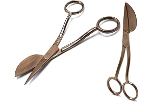 Applique Pelican Duckbill Blade 5.8 Inch Scissors for Embroidery with Bent Handle