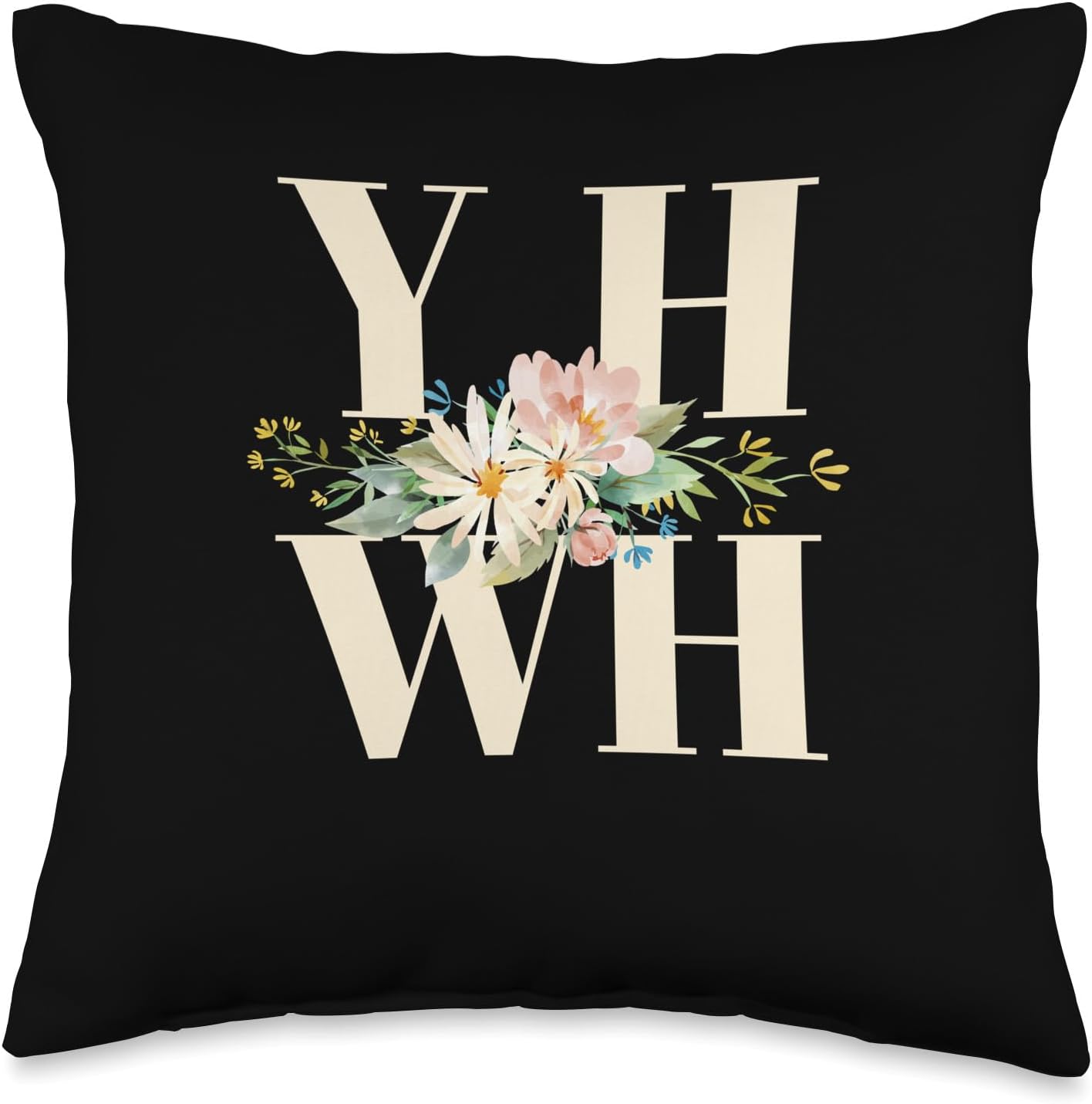 YHWH God Yahweh Throw Pillow