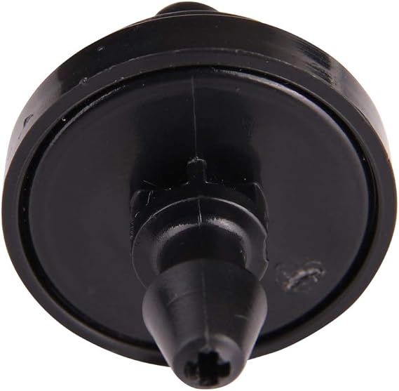 Raindrip PC4050B 1 GPH Pressure Compensating Drippers, Drip Irrigation Emitters for Drip Irrigation Gardening System, Maintains Constant Water Flow, 50-Pack, Black